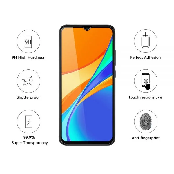 ⁦מגן מסך זכוכית Xiaomi Redmi 9c⁩ – תמונה ⁦2⁩