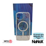 ⁦כיסוי לאייפון 15 עם מגסייף (Magsafe) שקוף או נצנץ - איכותי⁩ – תמונה ⁦2⁩